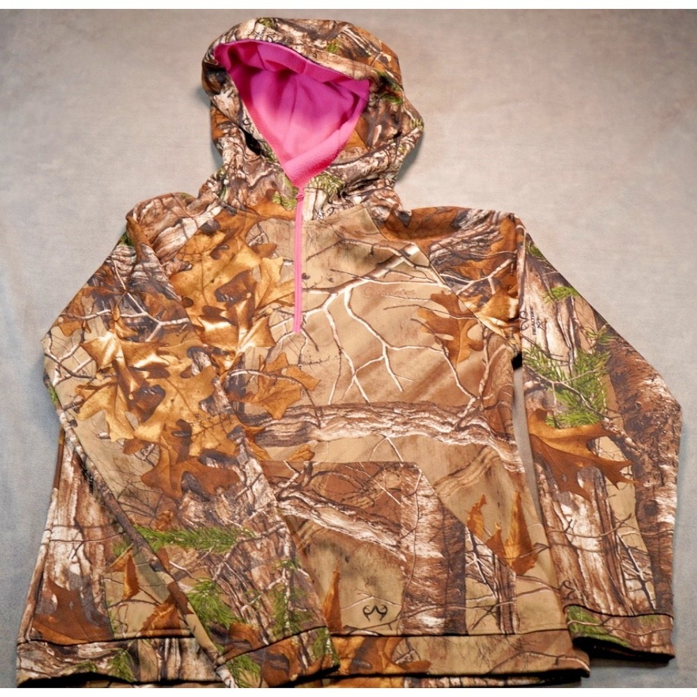 Gander‎ Mountain Guide Series Pullover Hoodie Sweatshirt Womens Sz S Camo
